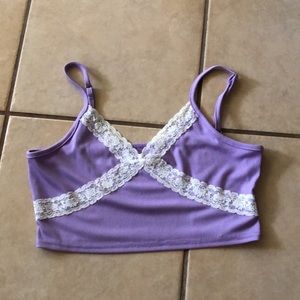 SHEIN y2k lace cami top